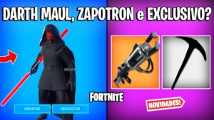 FORTNITE - SKIN DARTH MAUL, ZAPOTRON e NOVA PICARETA EXCLUSIVA?