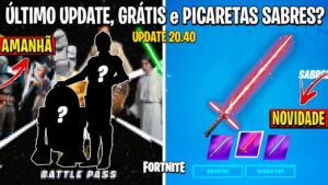 FORTNITE - ÚLTIMA ATUALIZAÇÃO, MOCHILA GRÁTIS e PICARETAS STAR WARS?