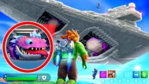 FUI ATÉ a NAVE DO STAR WARS NO CÉU do FORTNITE CAPÍTULO 3 TEMPORADA 2!