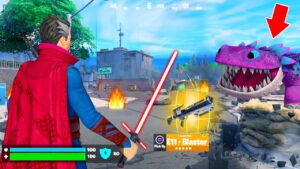 GEHEIME STAR WARS WAFFE .. MEINE ERSTE RUNDE nach UPDATE in Fortnite!