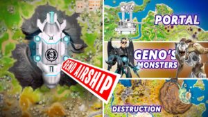 GENO destroys Sanctuary and Multiple DEVOURERS roam the Fortnite Map (Map Concept)