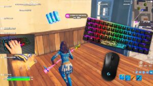 HyperX Alloy Origins 60 Chill 🤩 Keyboard & Mouse Sounds ASMR 😴 Fortnite Titled Towers Gameplay