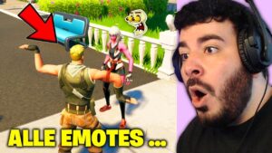 Ich FLEXE als NOSKIN mit Emotes in Party Royale, doch dann ...