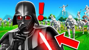 Je DEVIENS le BOSS STAR WARS pour TROLL 100 JOUEURS !! (Boss Fortnite Saison 2)