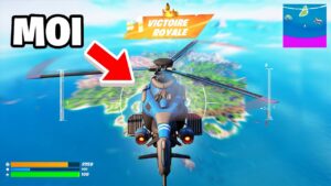 Je RESTE 24H en HÉLICOPTÈRE de la FONDATION pour TOP1 sur FORTNITE SAISON 2 !