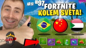 KTERÝ REGION HRAJE FORTNITE NEJLÉPE?! [ FORTNITE KOLEM SVĚTA ] #1