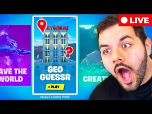 🔴LIVE - NEW GEOGUESSER MODE IN FORTNITE! W/ NINJA AND SYPHERPK