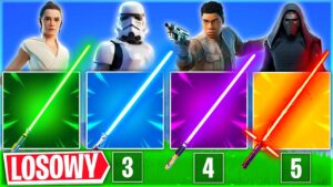 LOSOWY MIECZ ŚWIETLNY STAR WARS Challenge! w Fortnite