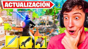 ¡¡La MAYOR *ACTUALIZACIÓN de FORTNITE* DESTRUYEN PISOS, NUEVA ESPADA y ARMA LASER!!