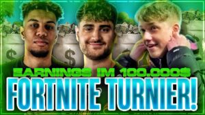 MEINE ERSTEN FORTNITE EARNINGS!😍💸 100.000$ TURNIER mit Sidney & Rezon🔥