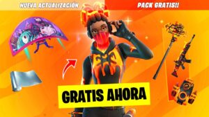 *PACK GRATIS* Todas las NUEVAS RECOMPENSAS de Fortnite (Skin Asesina Volcánica)