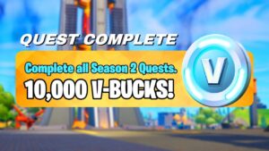 Play FORTNITE and EARN FREE V BUCKS! (EASY)