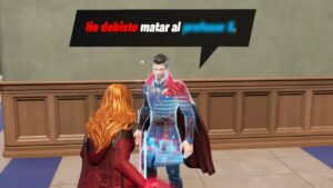 👉¿Qué pasa si la BRUJA ESCARLATA habla con DOCTOR STRANGE en FORTNITE? 😱