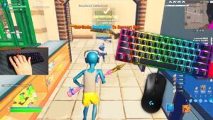 Razer Huntsman Mini Analog Keyboard Sounds 😴 ASMR 😍 Smooth Fortnite Titled Towers Gameplay 240FPS