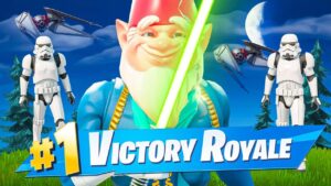 SABRE LASER SEULEMENT pour FAIRE TOP 1 sur FORTNITE Battle Royale