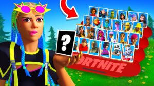 Sekretnie SCHOWAŁAM Się w ZGADNIJ Jakim SKINEM JESTEM w Fortnite