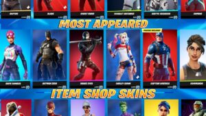 Skins with most Appearances in the item shop! Fortnite