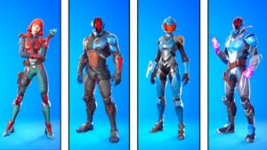 TUTTE LE SKIN DEI SETTE DALLA PEGGIORE ALLA MIGLIORE | Fortnite