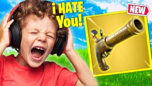 Trolling ANGRY KID With *UNVAULTED* Flint Knock in Fortnite!