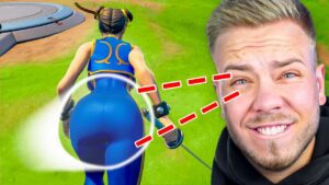 ich benutze einen EYE TRACKER zum Fortnite spielen..