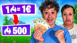 1 POINT D'ARENE = 1€ sur FORTNITE BATTLE ROYALE ! (OVERTECK a pleuré)