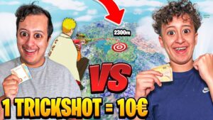 1 TRICKSHOT = 10€ sur cette MAP à 10 LEVEL sur FORTNITE !