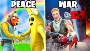 100 Players Simulate Civilization in Fortnite!