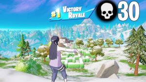 30 Elimination Solo vs Squads Win Full Gameplay Season 3 (Fortnite PC Controller)