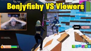 Benjyfishy VS 32 Players Zone Wars! - Fortnite 1v1