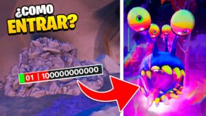 COMO ENTRAR en la CUEVA SECRETA del ALIEN en el MAPA de FORTNITE TEMPORADA 3