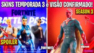 CONHEÇA AS NOVAS SKINS DA TEMPORADA 3! (PASSE DE BATALHA e MAIS)