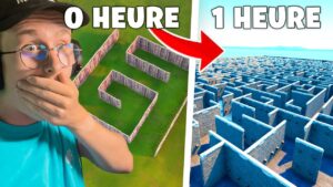 Celui qui CONSTRUIT le meilleur LABYRINTHE SÉCURISÉ en 1 HEURE GAGNE ! (Build Battle Fortnite)