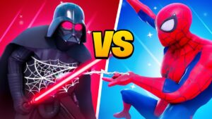 DARTH VADER vs SPIDER-MAN in Fortnite!