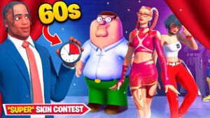 Der NEUE 60 SEC *SUPER* SKIN CONTEST! (Standart Skill ist GLÜCKLICH)
