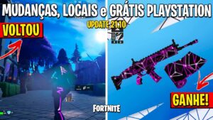 FORTNITE - ENVELOPAMENTO GRÁTIS PLAYSTATION, ESTÁGIOS EVENTO e RECOMPENSAS