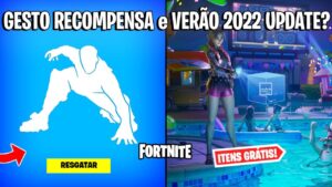 FORTNITE - GESTO ARANHA RECOMPENSA, EVENTO VERÃO e MAPA MUDANÇAS?