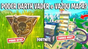 FORTNITE - PODER MÍTICO DARTH VADER, TORRES NEO MAPA e MUITO XP?