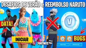 FORTNITE - VBUCKS REEMBOLSO, EVENTO DE VERÃO e MUITOS ITENS GRÁTIS!