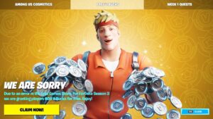 FORTNITE is SENDING FREE V-BUCKS!