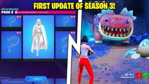 Fortnite FIRST Update (Darth Vader Bonus Reward & Map!)