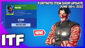 Fortnite Item Shop *NEW* FOX FIRE OUTFIT! [June 28th, 2022] (Fortnite Battle Royale)