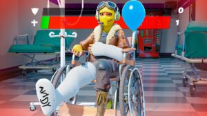 Fortnite pero SIEMPRE TENGO 1 DE VIDA.