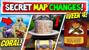 Fortnite v21.12 SECRET MAP CHANGES "Week 3!" Coral Barn Update!