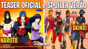 GANHAR GRÁTIS RECOMPENSAS DO NARUTO? (SKINS DE VERÃO e SUPER ESTILOS)