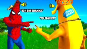 Ich treffe meine GRÖßTEN BRAXIC FAKER und einer HACKT?! (KRASS)😱 in Fortnite