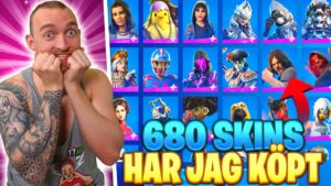 JAG KÖPTE 680 SKINS I FORTNITE