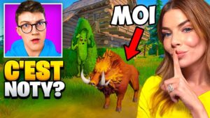 JE M'INFILTRE dans le CACHE CACHE de JEANFILS déguisée en SANGLIER sur Fortnite ! (glitch)