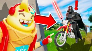 J'ESPIONNE LE NOUVEAU BOSS DARK VADOR !! Il est cheaté !! (Fortnite Saison 3)