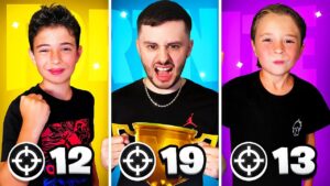 J'ai TRIO avec MES PETITS FRÈRES sur Fortnite ! (C'est incroyable)