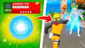 J'utilise les POUVOIRS de NARUTO pour GAGNER sur FORTNITE  !